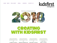 Tablet Screenshot of kidsfirst.co.nz